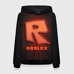 Толстовка-худи женская ROBLOX NEON RED, цвет: 3D-черный