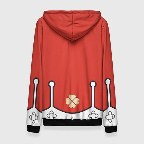 Женская толстовка КОСТЮМ КЛИ ГЕНШИН ИМПАКТ / 3D-Черный – фото 2