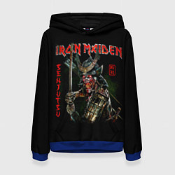 Толстовка-худи женская Iron Maiden, Senjutsu, цвет: 3D-синий