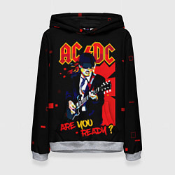 Женская толстовка ARE YOU REDY? ACDC