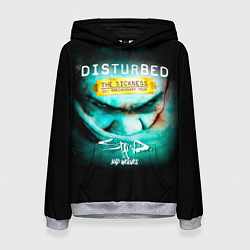 Толстовка-худи женская The Sickness - Disturbed, цвет: 3D-меланж