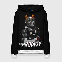 Толстовка-худи женская THE PRODIGY FLINT, цвет: 3D-белый