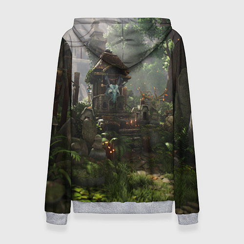 Женская толстовка Кена и Мост Духов / 3D-Меланж – фото 2