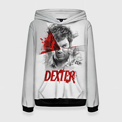 Толстовка-худи женская Dexter Правосудие Декстера, цвет: 3D-черный