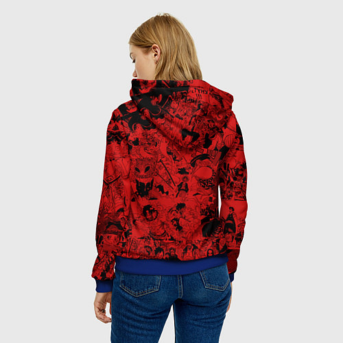 Женская толстовка Ророноа Зоро, One Piece / 3D-Синий – фото 4