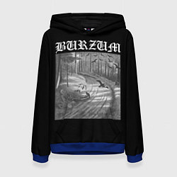 Толстовка-худи женская Burzum Hvis lyset tar oss, цвет: 3D-синий