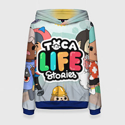Толстовка-худи женская Toca Life: Stories, цвет: 3D-синий