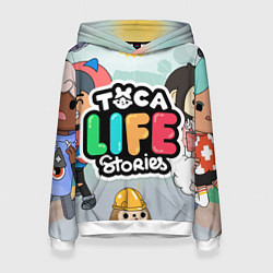Толстовка-худи женская Toca Life: Stories, цвет: 3D-белый