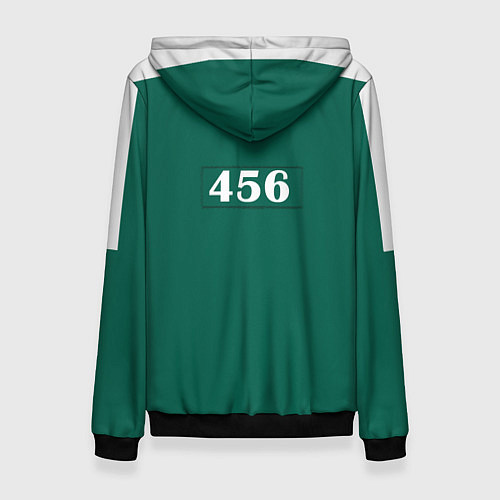 Женская толстовка Как в Игре в кальмара без пятен / 3D-Черный – фото 2