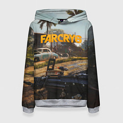 Толстовка-худи женская Far Cry 6 game art, цвет: 3D-меланж