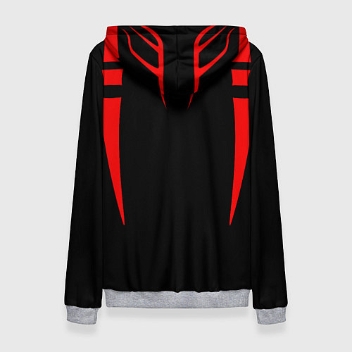 Женская толстовка ТАТУ ИТАДОРИ СУКУНА TATTOO SUKUNA, ITADORI / 3D-Меланж – фото 2