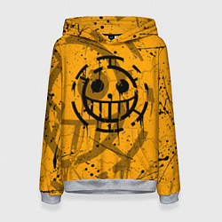 Толстовка-худи женская ONE PIECE ПИРАТЫ ЛОГО, цвет: 3D-меланж