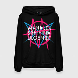 Толстовка-худи женская Mindless Self Indulgence MSI, цвет: 3D-черный