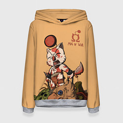 Толстовка-худи женская Mog of War, цвет: 3D-меланж