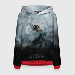 Толстовка-худи женская Победа над драконом, цвет: 3D-красный