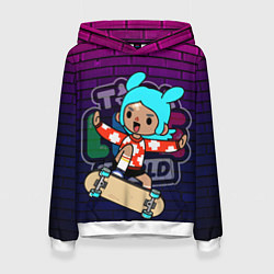 Толстовка-худи женская TOCA LIFE WORLD ТОКА ЛАЙФ ВОРЛД РИТА RITA, цвет: 3D-белый
