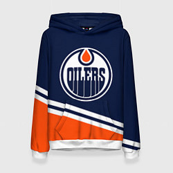 Женская толстовка Edmonton Oilers Эдмонтон Ойлерз