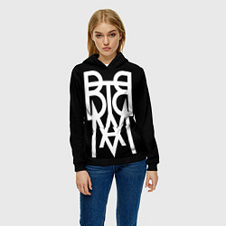 Толстовка-худи женская BTBAM - Between the Buried and Me, цвет: 3D-черный — фото 2