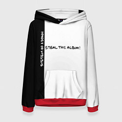 Толстовка-худи женская System of a Down - Steal This Album!, цвет: 3D-красный