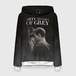 Толстовка-худи женская 50 Shades of Grey 50 Оттенков Серого, цвет: 3D-белый