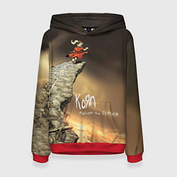 Толстовка-худи женская Follow the Leader - Korn, цвет: 3D-красный