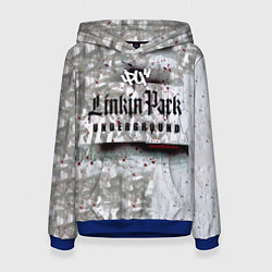 Толстовка-худи женская LP Underground 3 0 - Linkin Park, цвет: 3D-синий