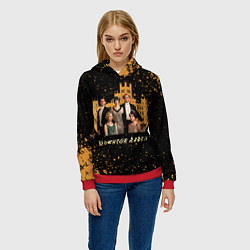Толстовка-худи женская Аббатство Даунтон Downton Abbey, цвет: 3D-красный — фото 2
