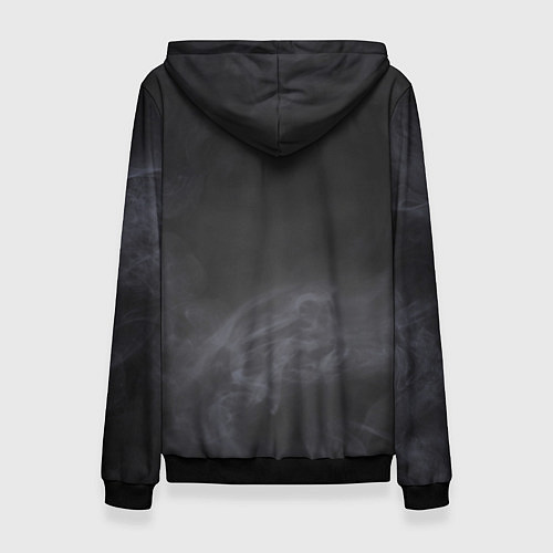 Женская толстовка Тигр в тумане / 3D-Черный – фото 2