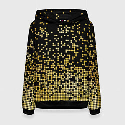 Толстовка-худи женская Fashion Pattern 2028, цвет: 3D-черный