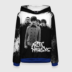 Толстовка-худи женская Группа Arctic monkeys, цвет: 3D-синий