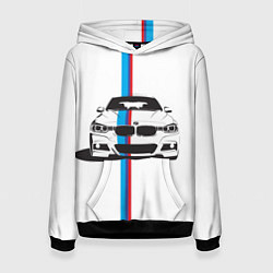 Толстовка-худи женская BMW WILD BEAST, цвет: 3D-черный