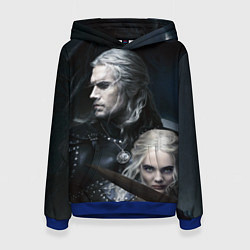 Толстовка-худи женская THE WITCHER 2 SEASON, цвет: 3D-синий