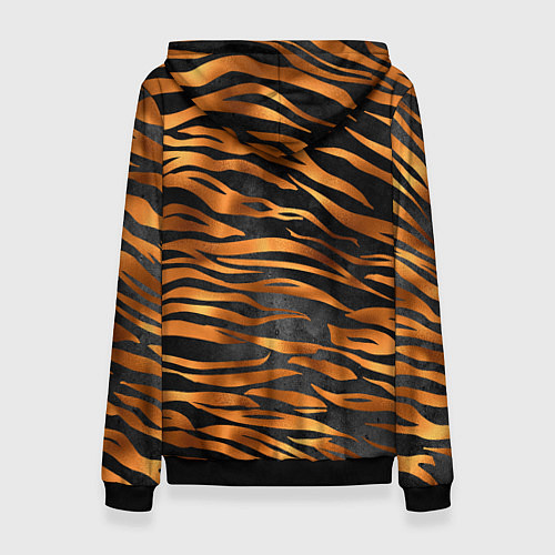Женская толстовка В шкуре тигра / 3D-Черный – фото 2