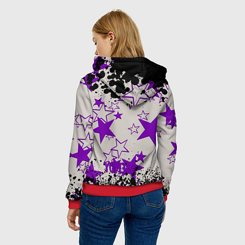 Женская толстовка Ангел Алиса / 3D-Красный – фото 4