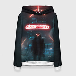Толстовка-худи женская Smash Into Pieces Big Bang Neon man, цвет: 3D-белый