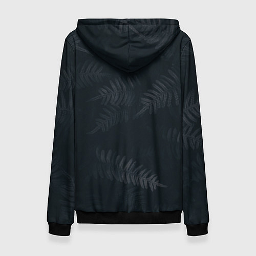Женская толстовка Влажный Папоротник / 3D-Черный – фото 2