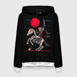 Толстовка-худи женская Адский Линк, цвет: 3D-белый