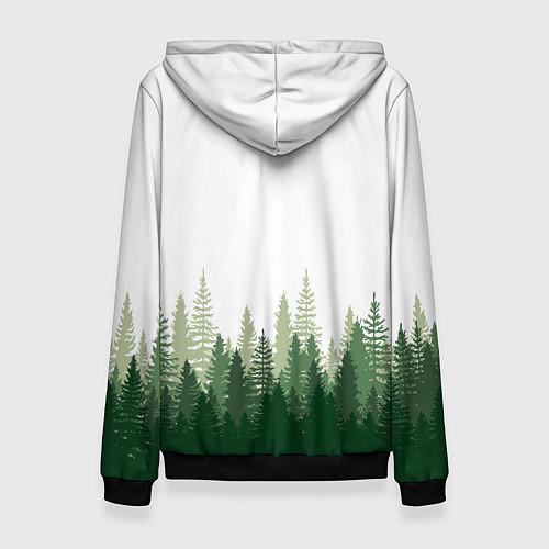 Женская толстовка Minnesota Wild, Миннесота Уайлд Лес / 3D-Черный – фото 2