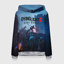 Толстовка-худи женская Dying Light: Stay Human, цвет: 3D-меланж