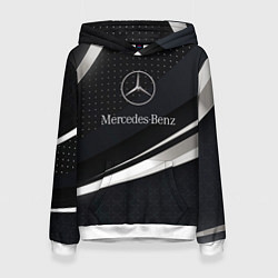 Толстовка-худи женская Mercedes-Benz Sport, цвет: 3D-белый