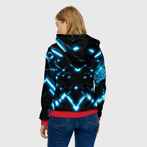 Женская толстовка Audi Neon / 3D-Красный – фото 4