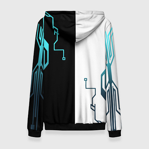 Женская толстовка Cyberpunk 2077 Game / 3D-Черный – фото 2