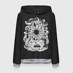 Толстовка-худи женская Азатот, цвет: 3D-меланж