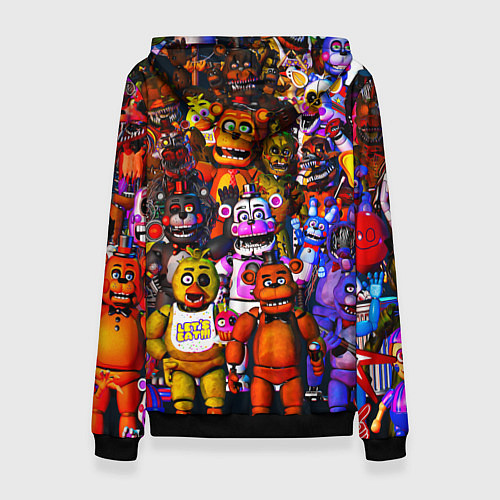 Женская толстовка Fnaf UCN / 3D-Черный – фото 2