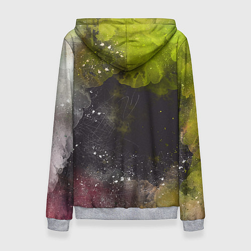 Женская толстовка Лягушка хулиган Frog hooligan / 3D-Меланж – фото 2