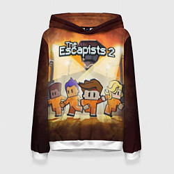 Толстовка-худи женская The Escapists 2, цвет: 3D-белый