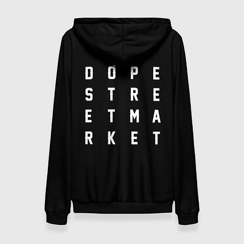 Женская толстовка Узор Black Jorman Air Dope Street Market / 3D-Черный – фото 2
