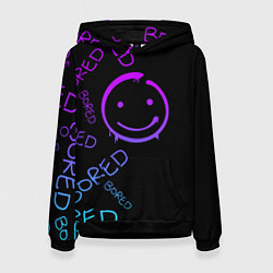 Женская толстовка Neon Bored Half pattern