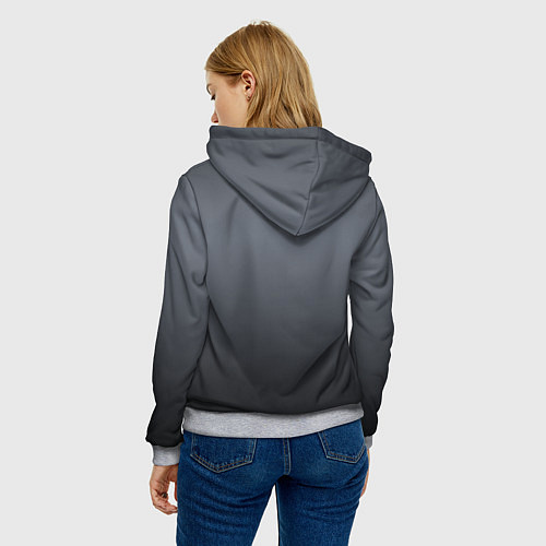 Женская толстовка Нас не догонят! / 3D-Меланж – фото 4