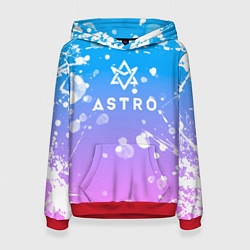 Толстовка-худи женская Astro, цвет: 3D-красный